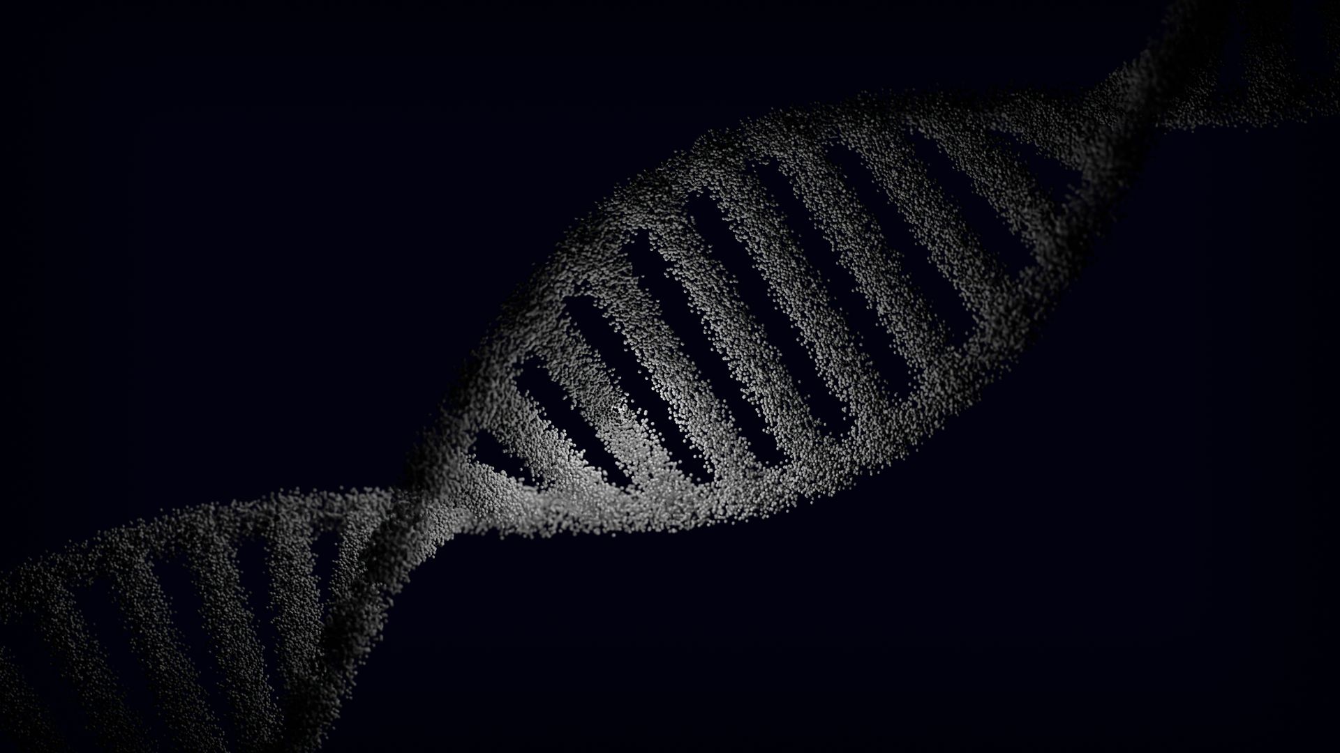 Illuminated DNA double helix